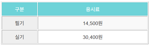 응시료