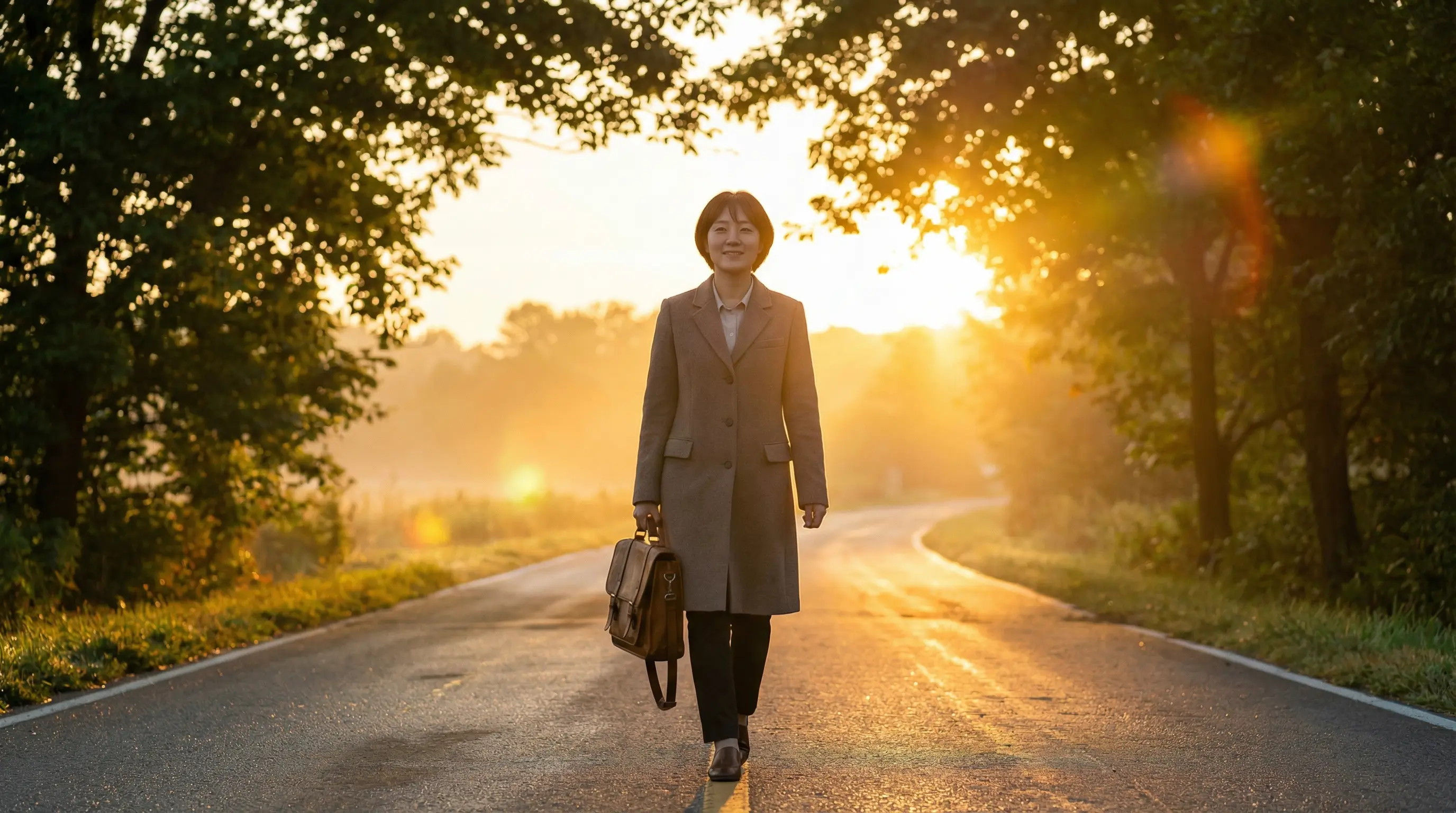 미납 대출을 통해 개인회생 폐지 위기를 극복하고 밝은 미래로 나아가는 희망찬 모습