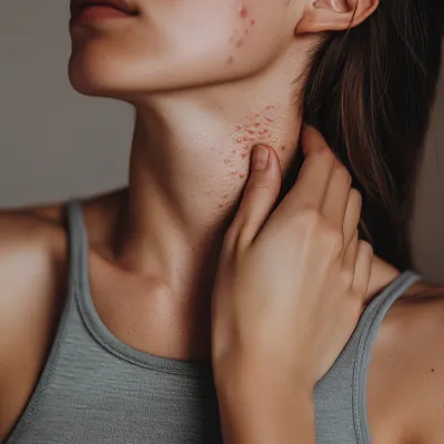 목에 물집 자연 치유2