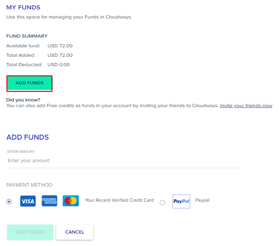 Cloudways 개설방법에 대한 사진