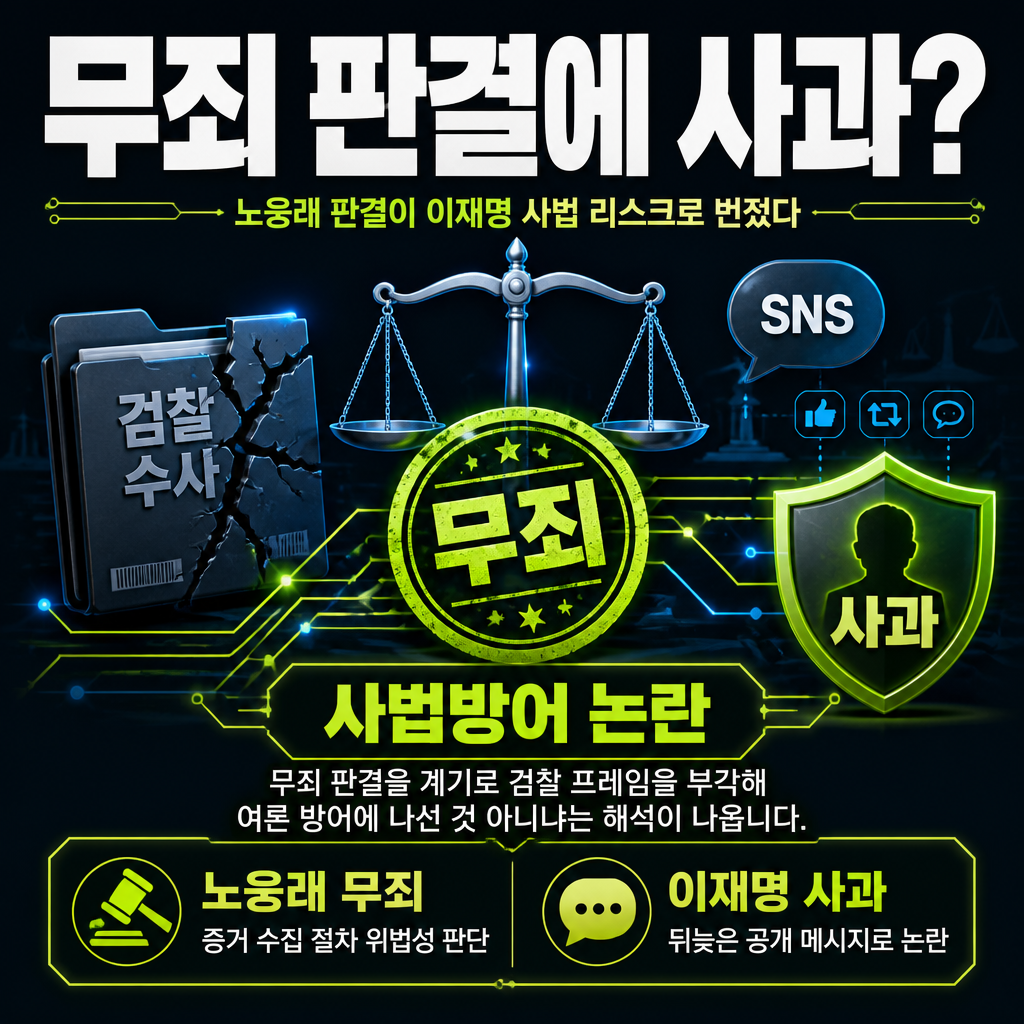 무죄 판결에 사과?
