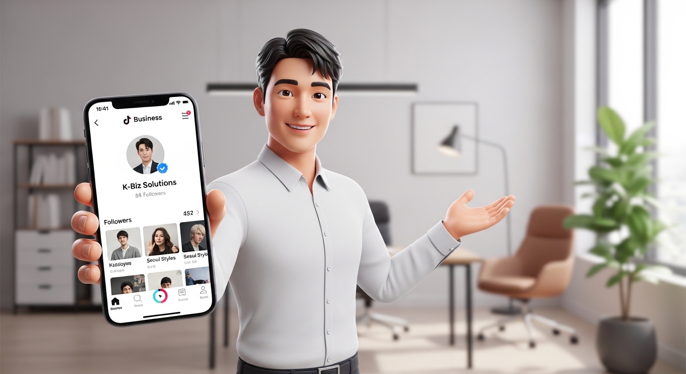 사업자인증오류, 틱톡링크걸기