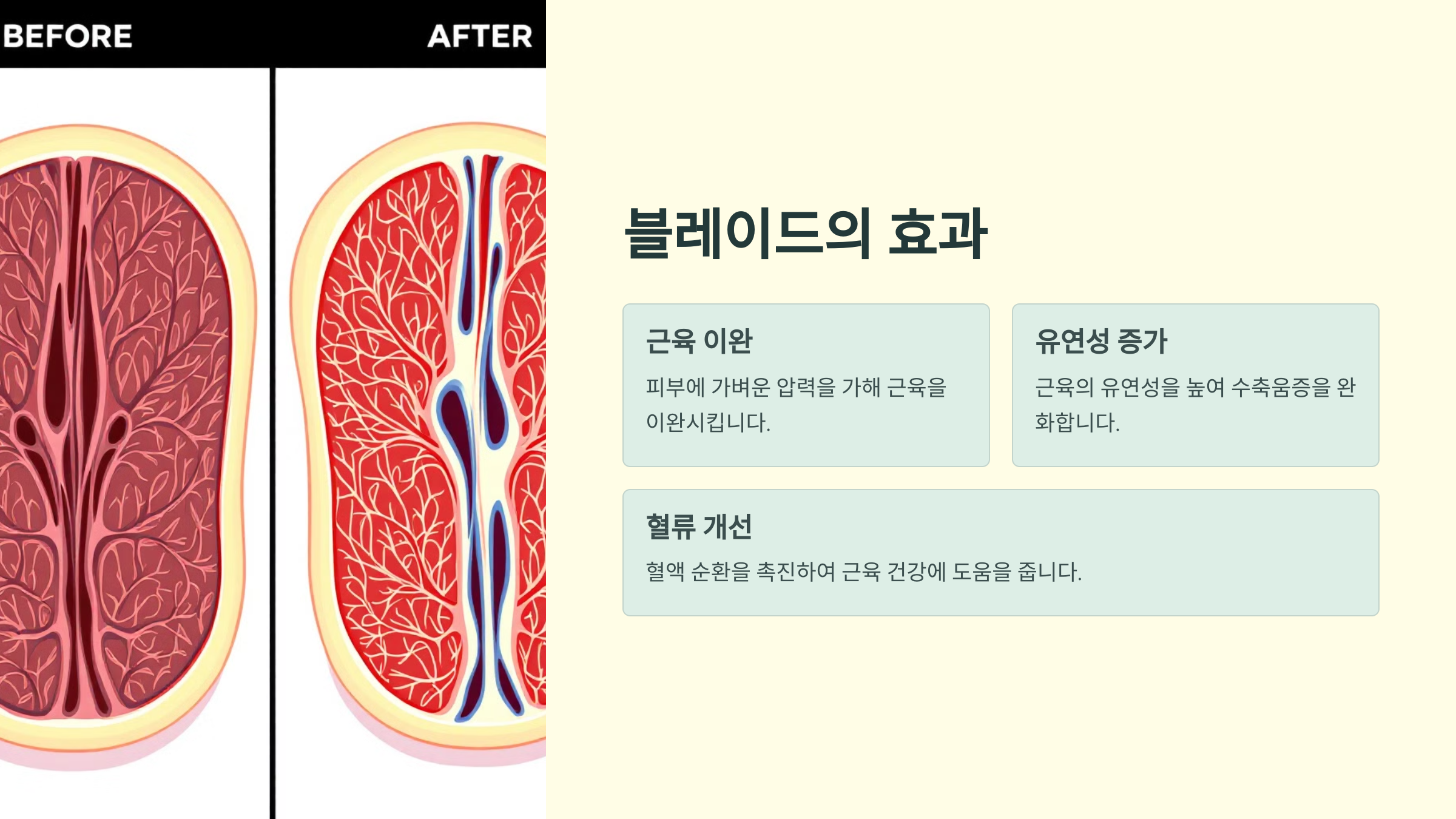 블레이드의 효과