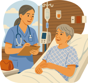 노년층 건강검진 항목 점검에 관한 이미지