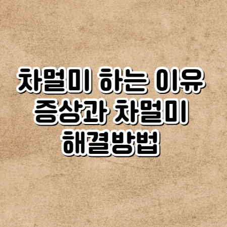 차멀미 하는 이유(증상과 차멀미 완화방법)