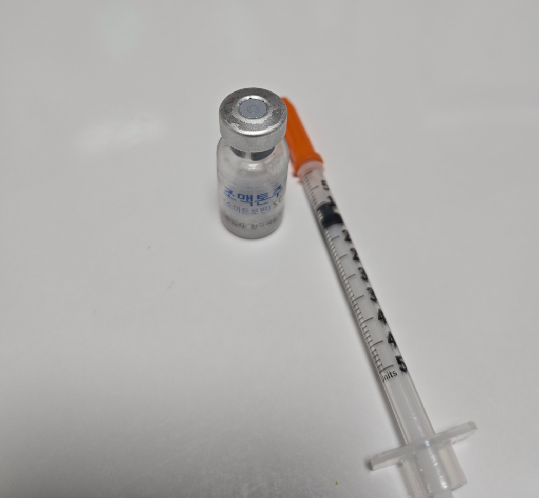 조맥톤 두여 방법 안내, 자가 주사시 유의사항, 증상별 권장 용량 및 취침 전 투여 시간 가이드