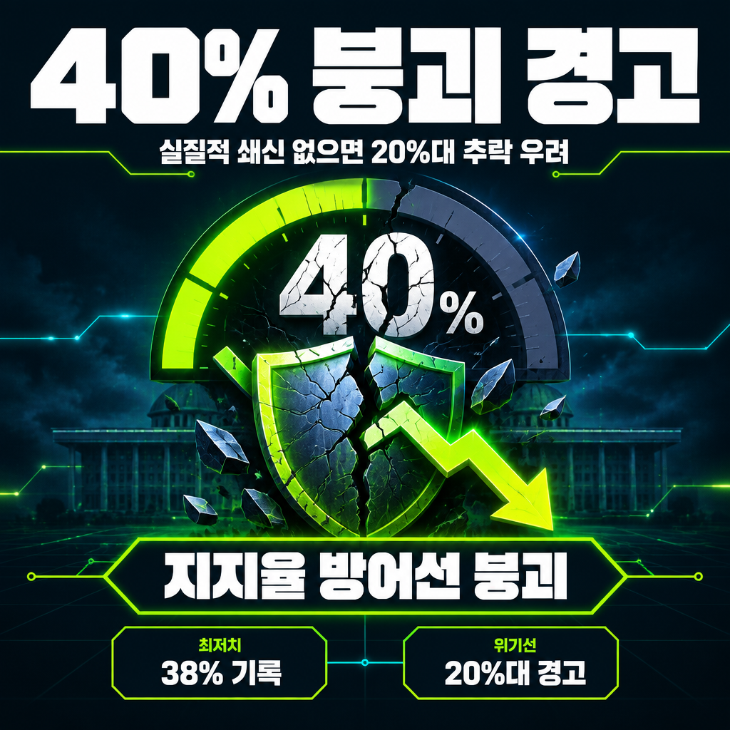 40% 붕괴 경고