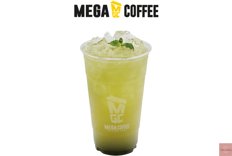 메가커피 청포도에이드