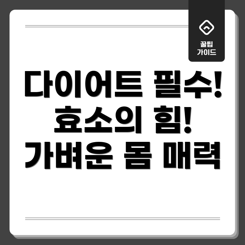 다이어트 효소