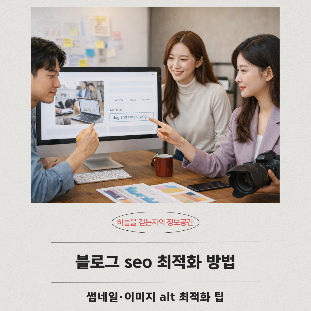 블로그 seo 최적화 방법 ❘ 썸네일·이미지 alt 최적화 팁