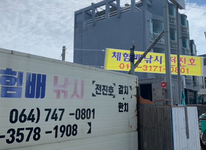[6시 내고향] 제주 한치낚시 체험배 예약 문의 이호 현사포구 체험배 정보