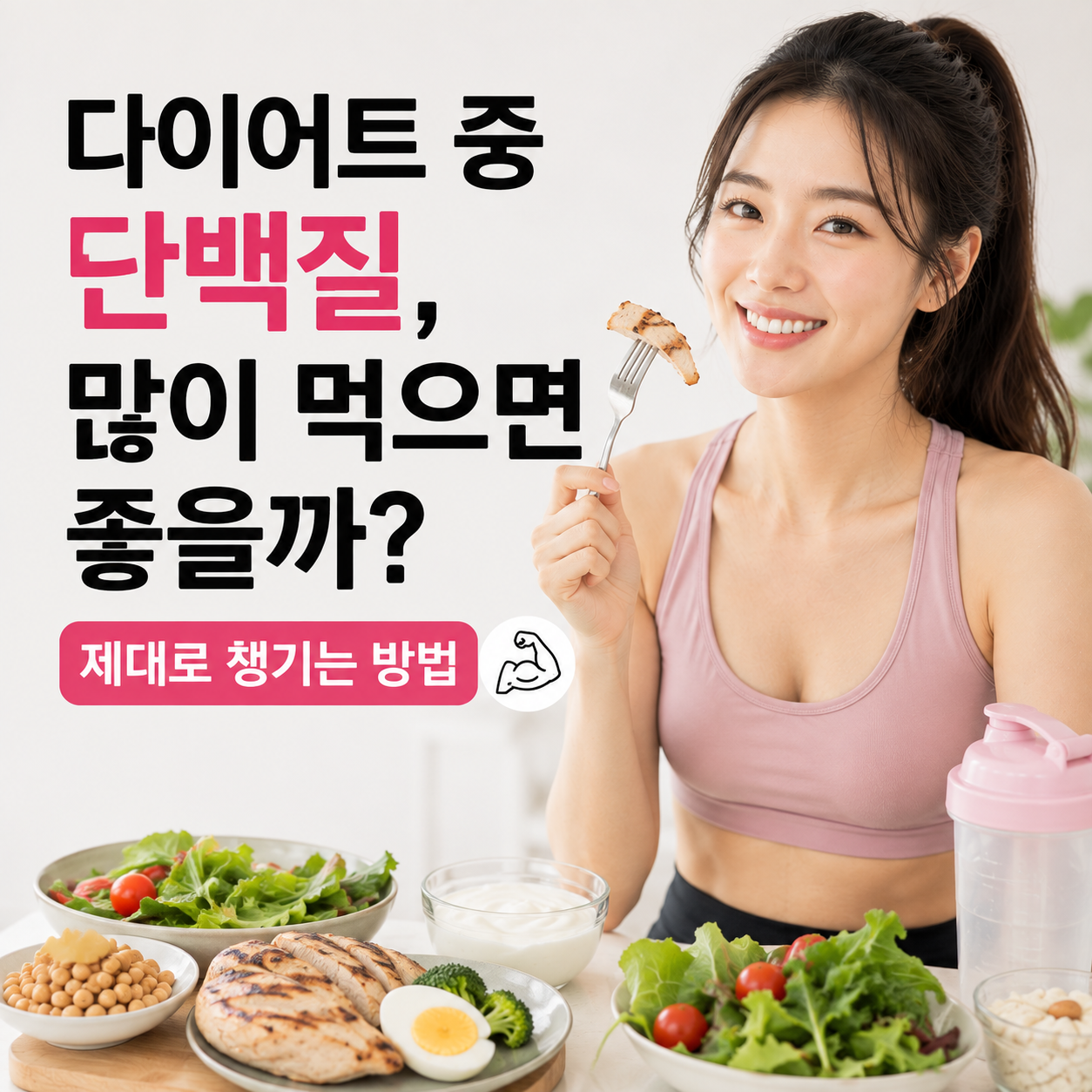 다이어트 중 단백질