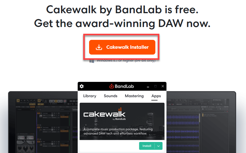 Cakewalk installer