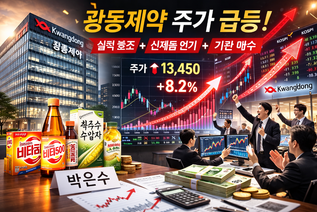 광동제약 주가 급등, 숨겨진 3가지 이유