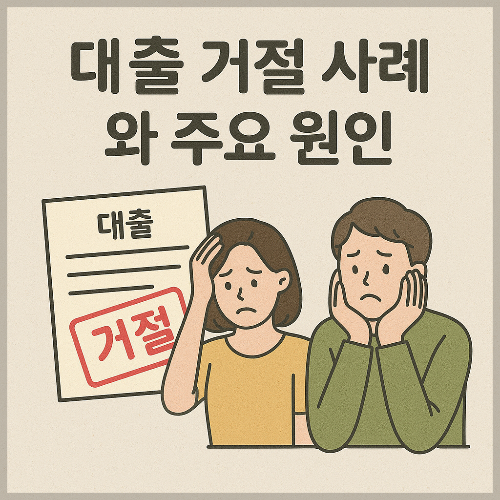 대출거절사례와 주요원인