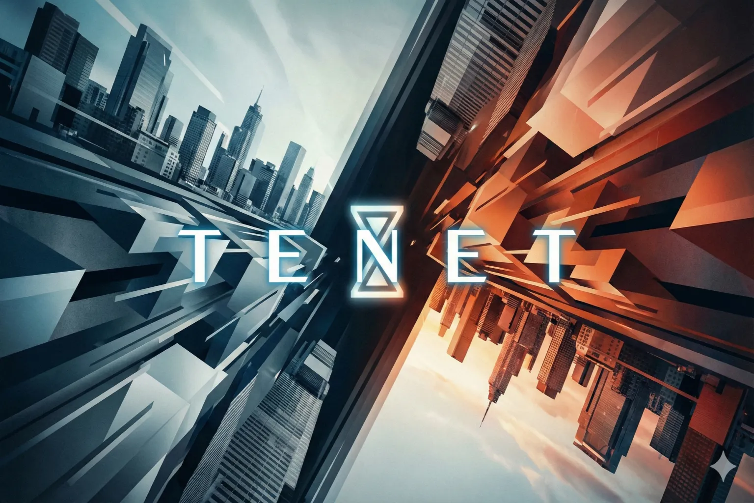 영화 테넷 일러스트 이미지