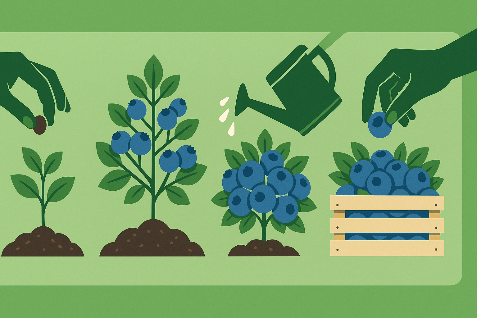 블루베리 재배의 모든 것 – 심기부터 수확까지