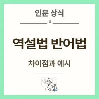 역설법 반어법 구분 사용 예시_7