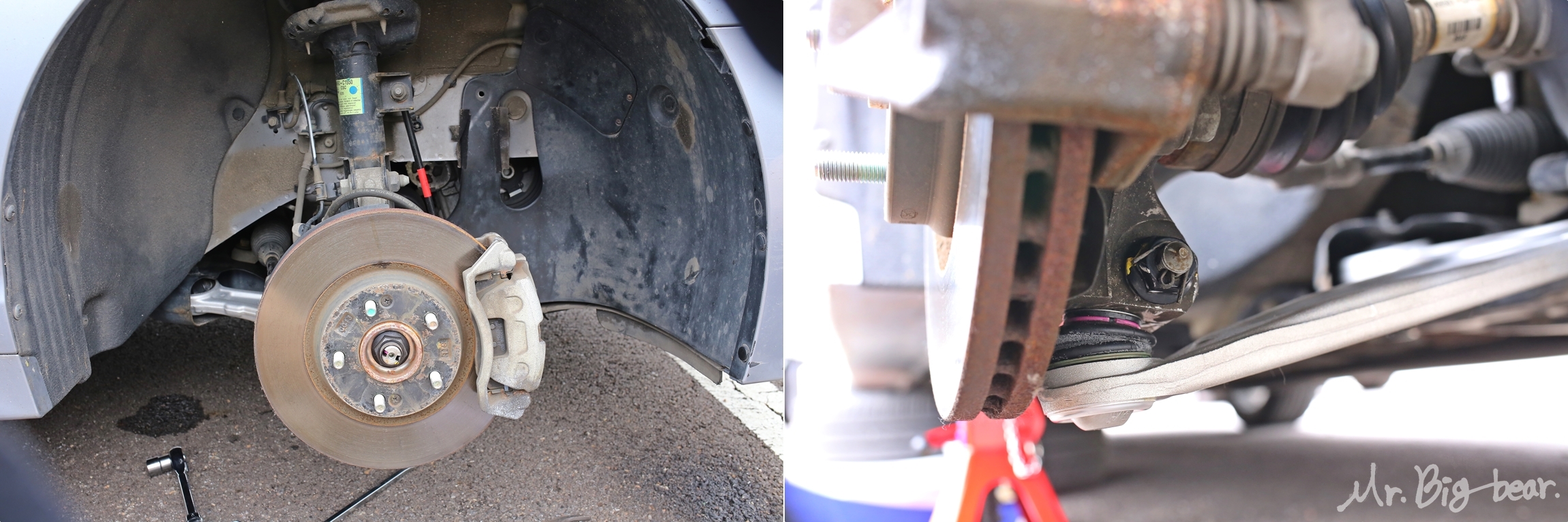 LF 쏘나타 프론트 로어암 너클측 볼조인트 관통볼트 체결