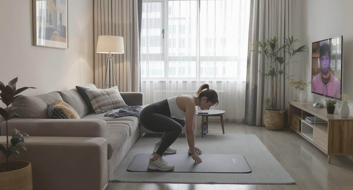 층간소음 없는 홈트 루틴 7가지, 30분만 해도 500칼로리 태우는 비법