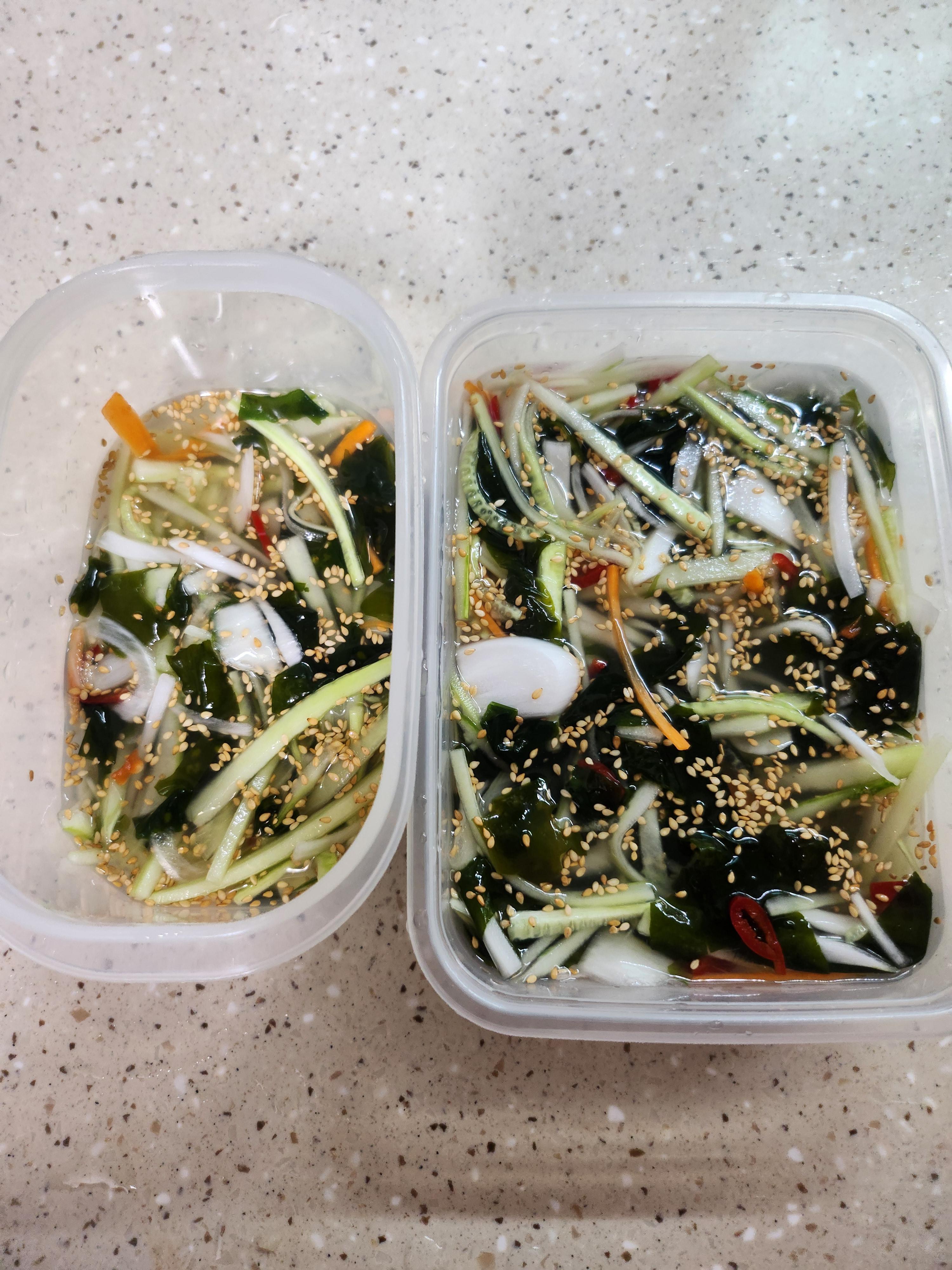 미역 오이 냉국 냉면