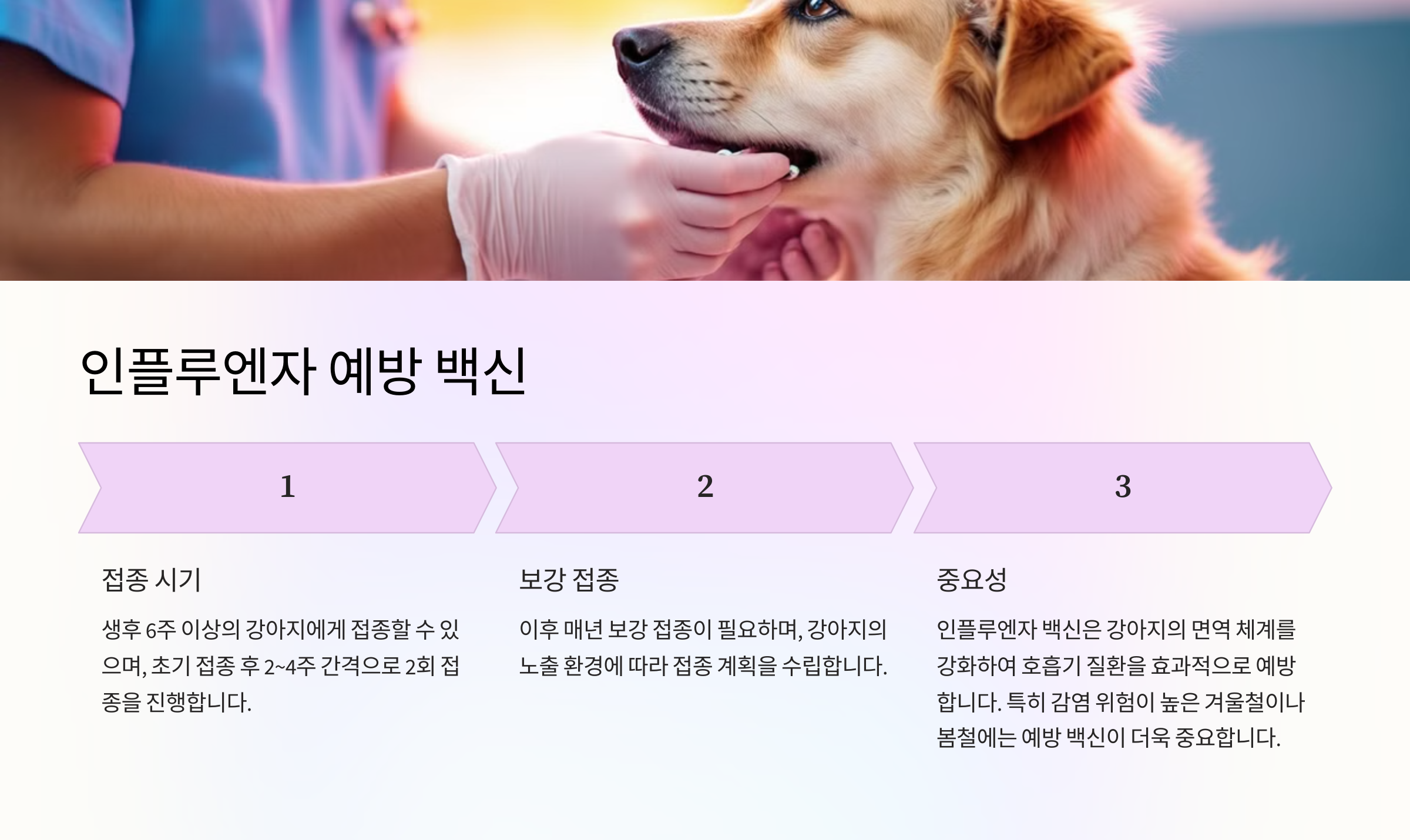 인플루엔자 예방 백신