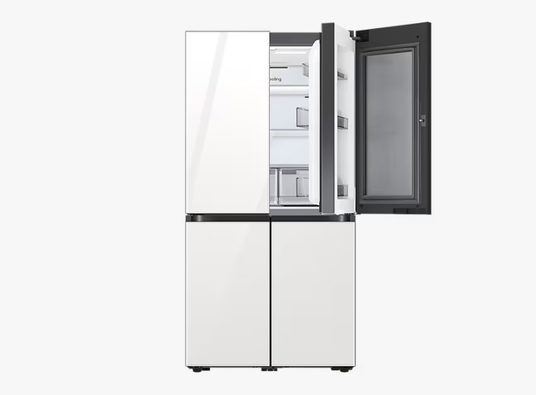 삼성전자 비스포크 냉장고 4도어 870L 색상 글램 화이트