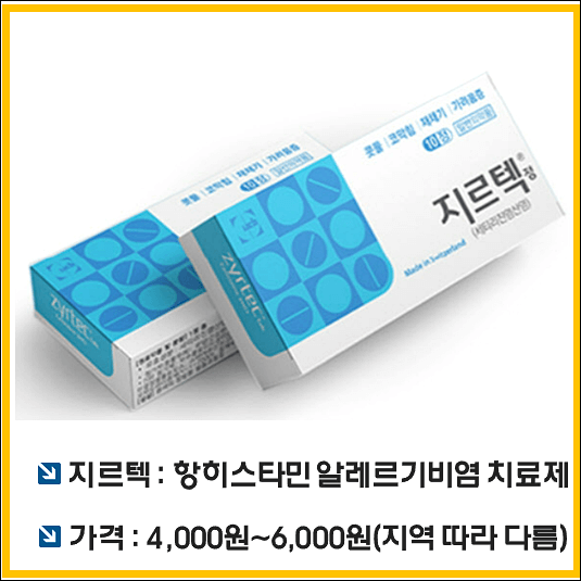 지르텍 복용법