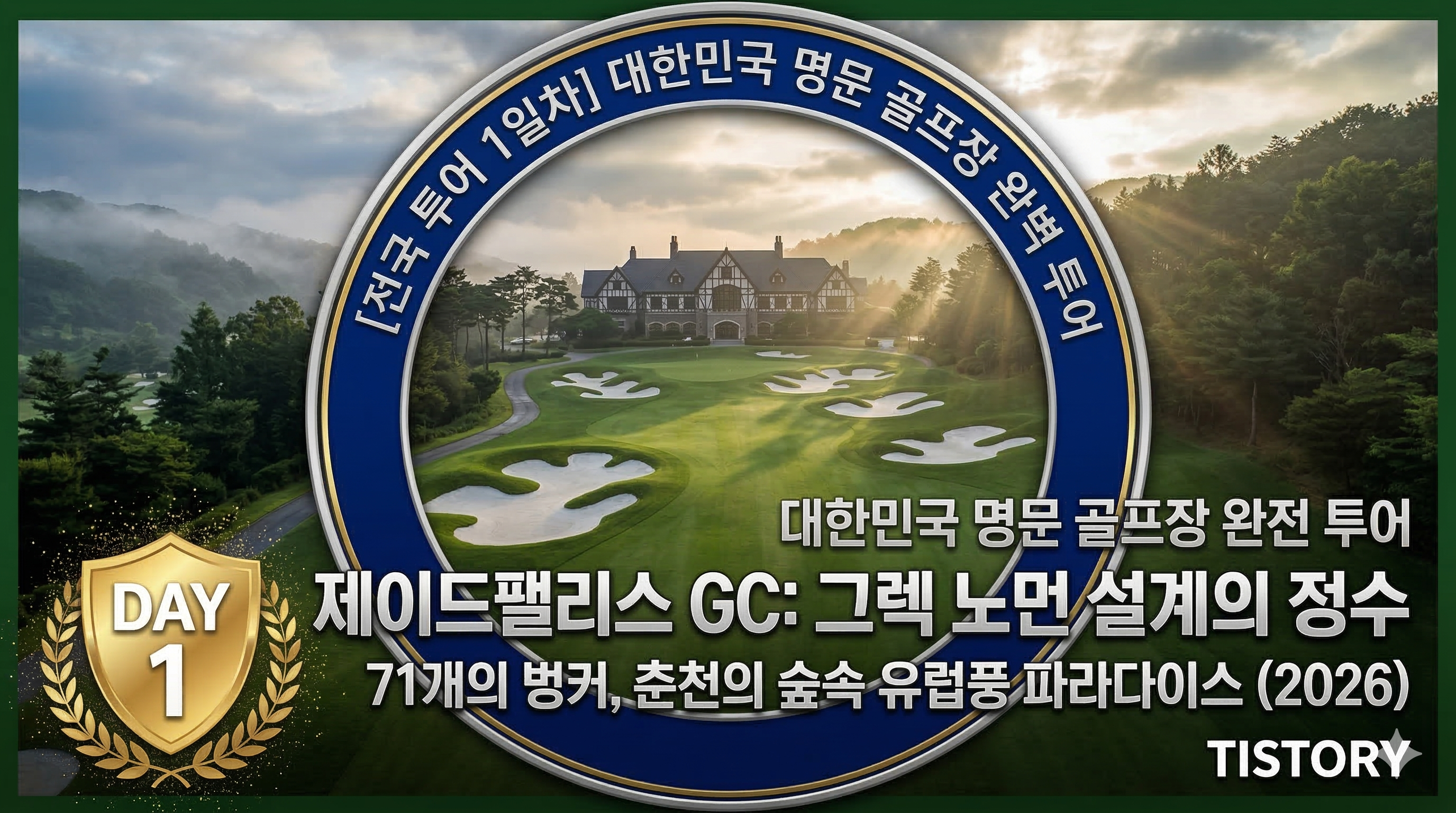 [전국 투어 1일차] 제이드팰리스 GC: 춘천의 숲속에 숨겨진 유럽풍 프라이빗 파라다이스