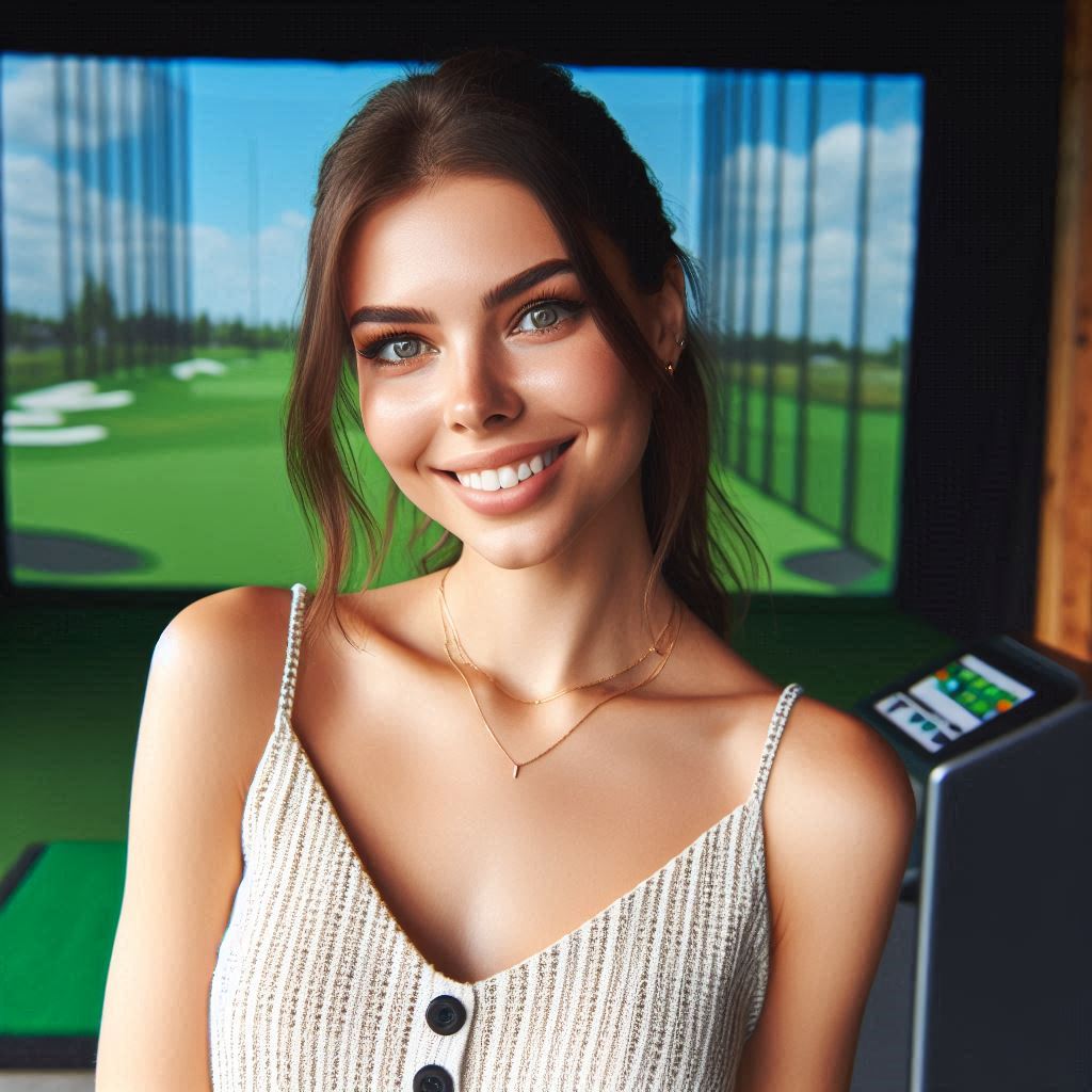 실내골프연습장 배경