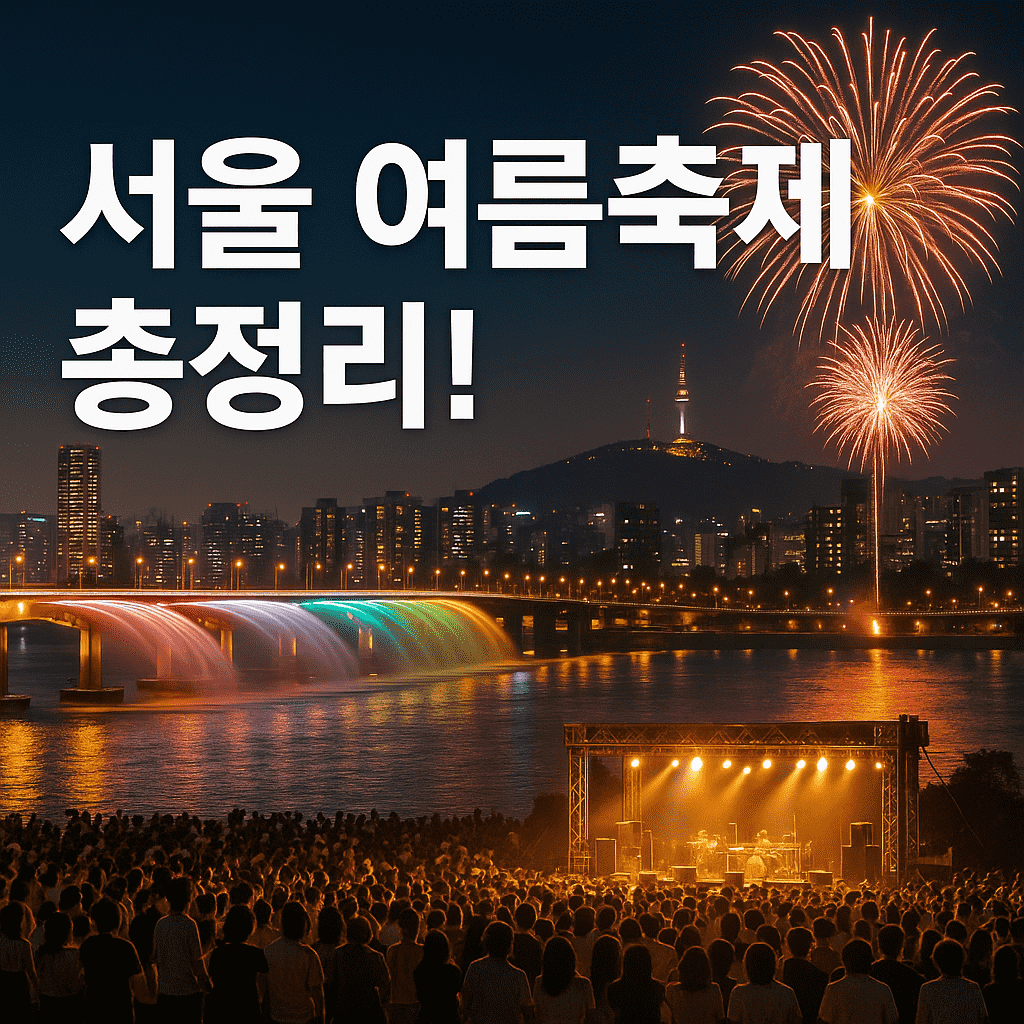 2025 서울 여름 축제 일정과 추천 코스
