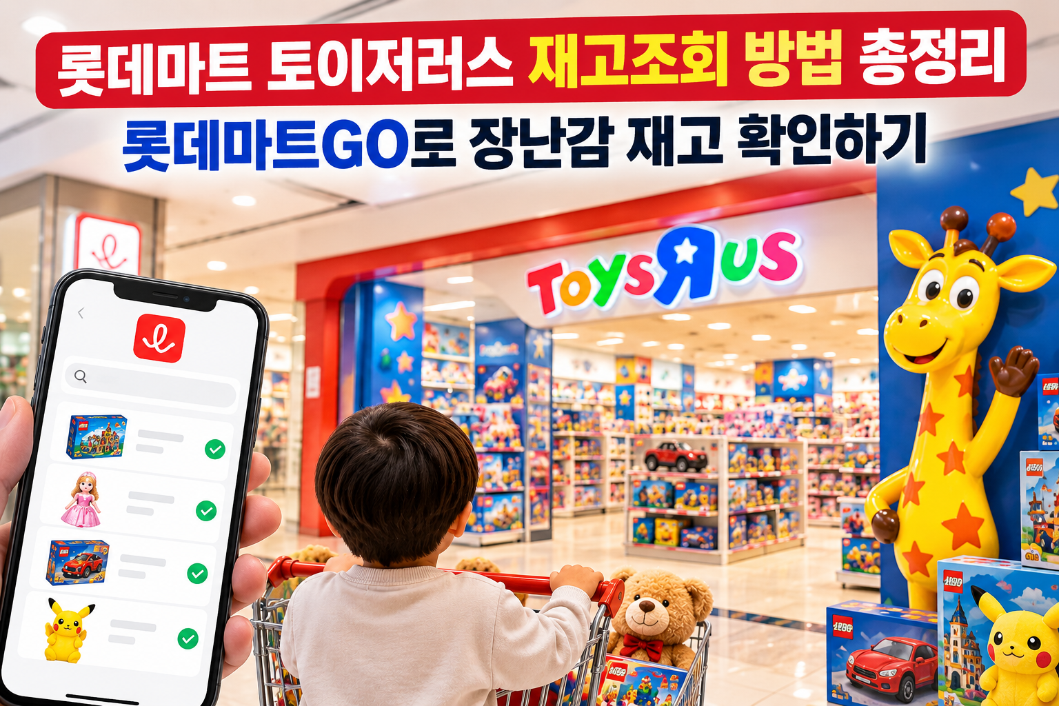 롯데마트 토이저러스 재고조회 방법 총정리|롯데마트GO로 장난감 재고 확인하기 관련 사진