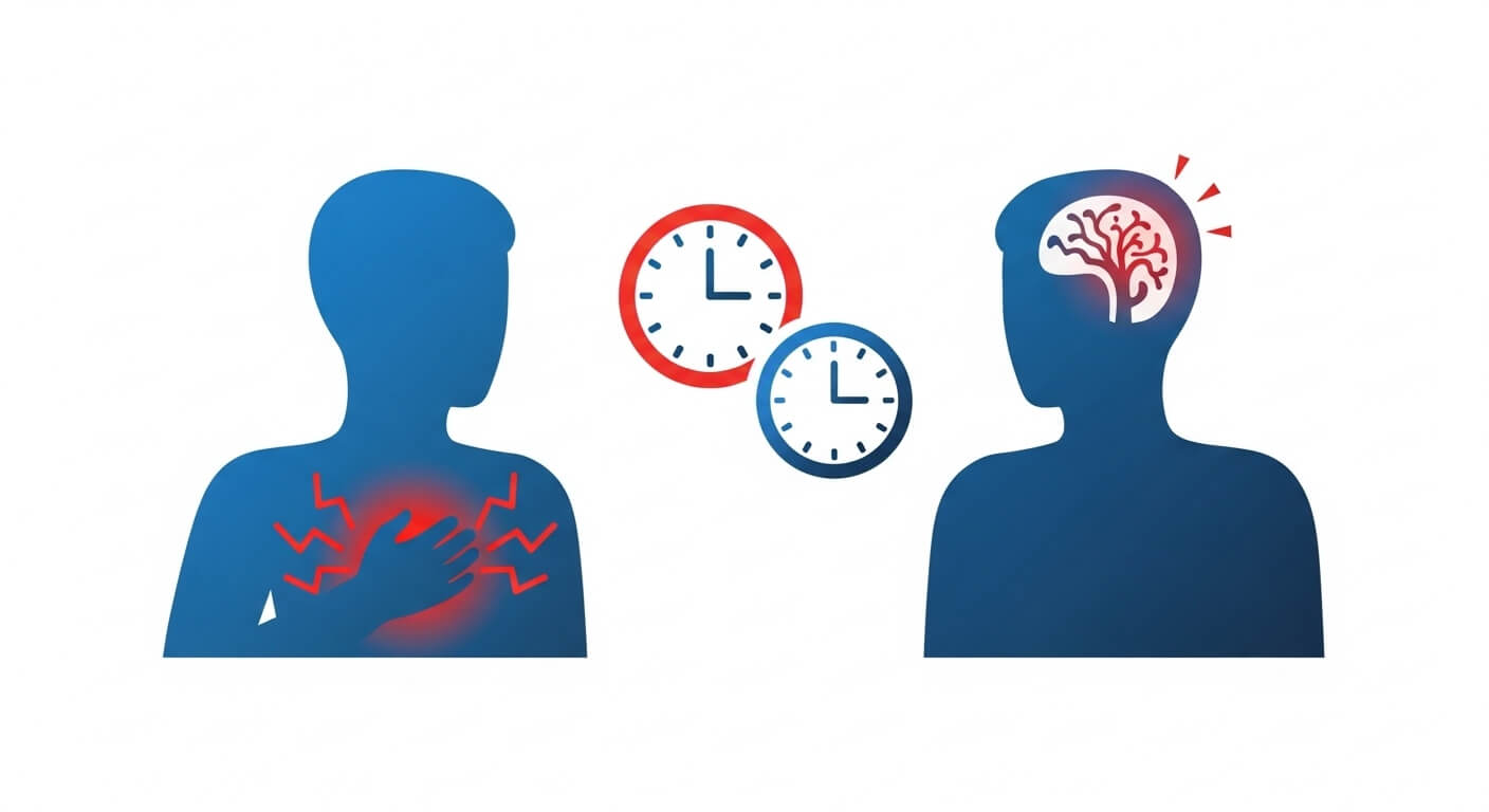 심근경색·뇌졸중 주요 증상