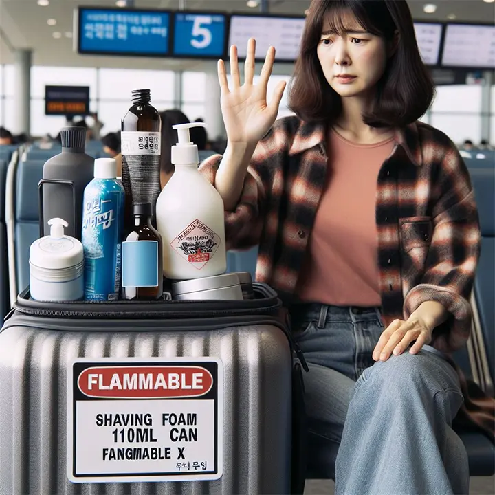 위탁수하물 액체규정 조회 바로가기