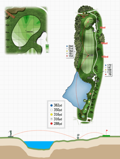 신라 cc 남코스 1 Hole