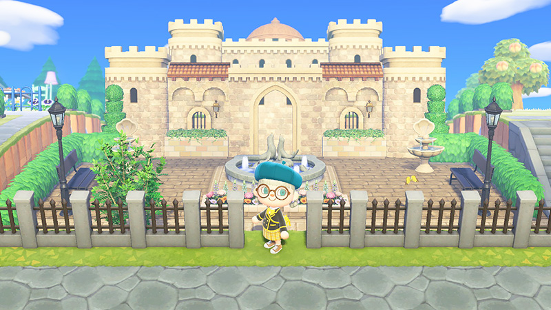 동물의 숲 유럽풍 성 만들기