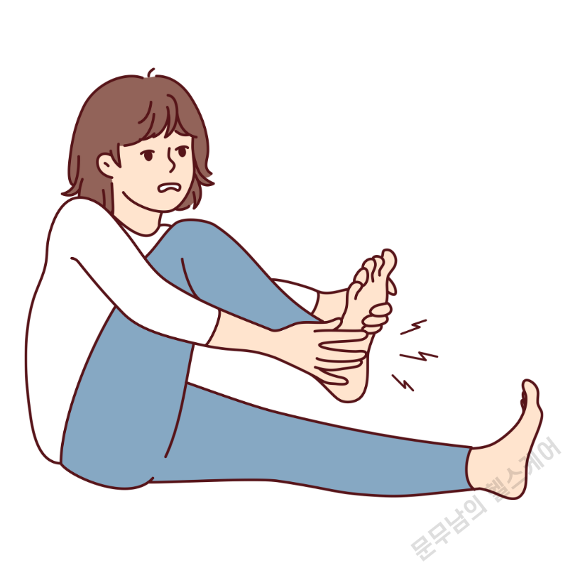 발등 염좌