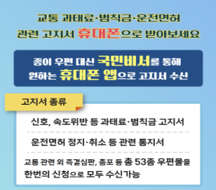 과태료 조회납부시스템 : 과태료 조회, 범칙금 조회, 경찰청 고지서, 전자고지