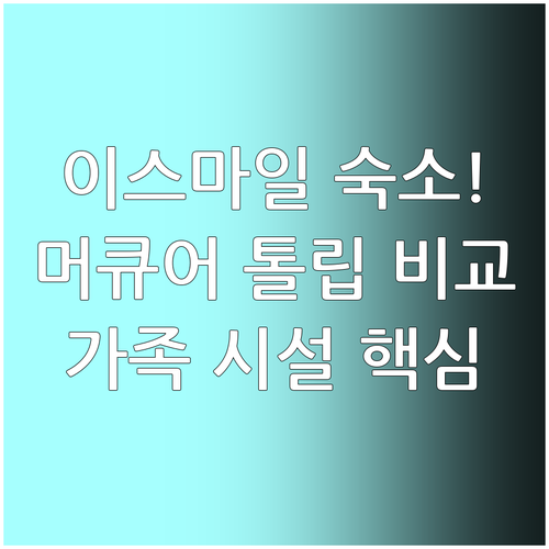 이스마일리아 숙소 선택 가이드 머큐어..