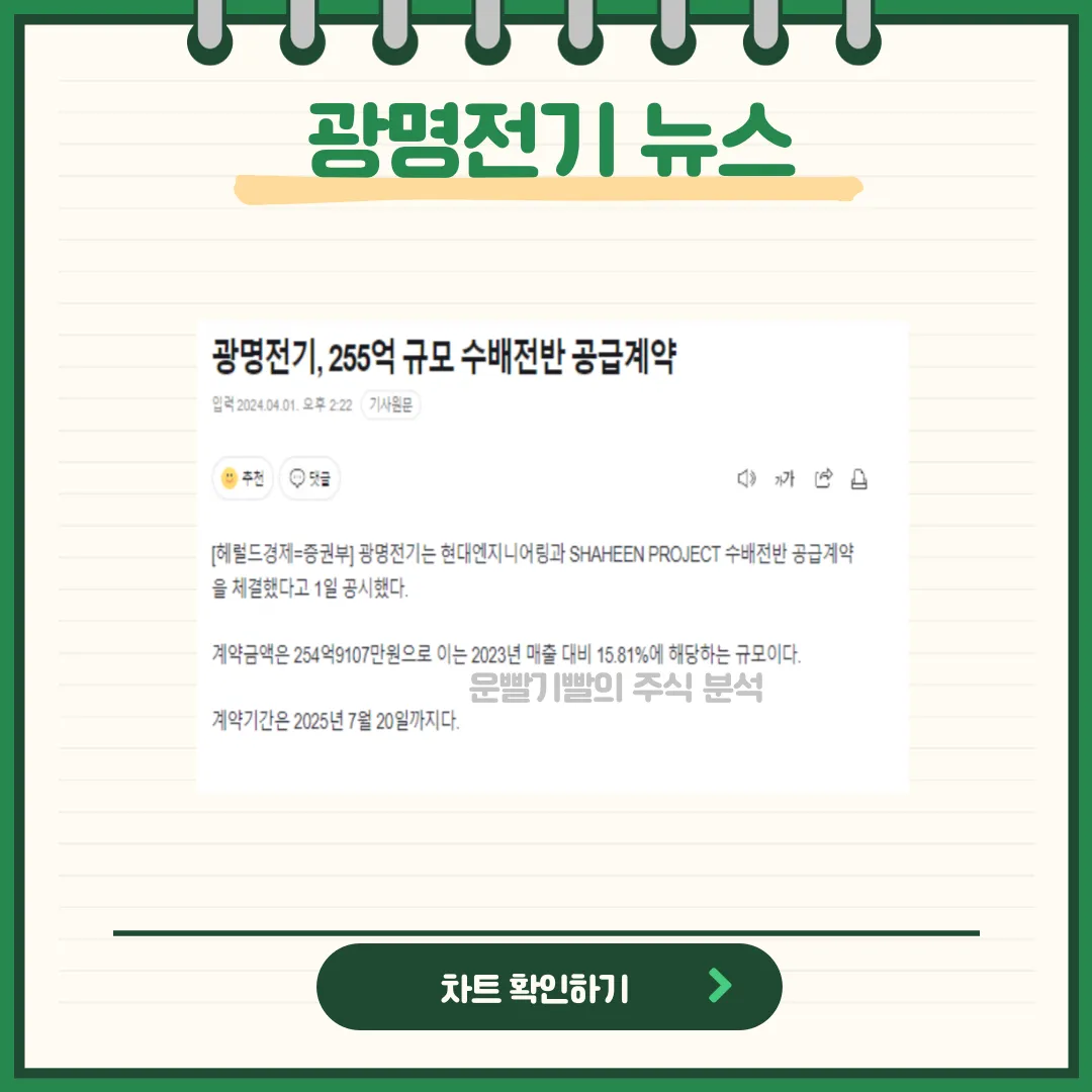 광명전기 뉴스