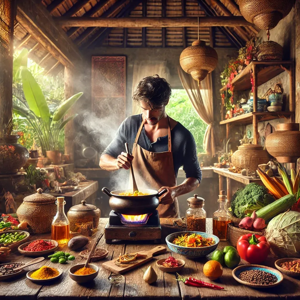 이국적인 요리를 하는 꿈