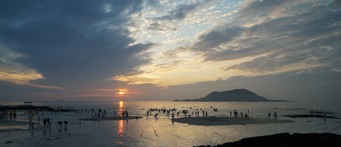 협재해수욕장_석양