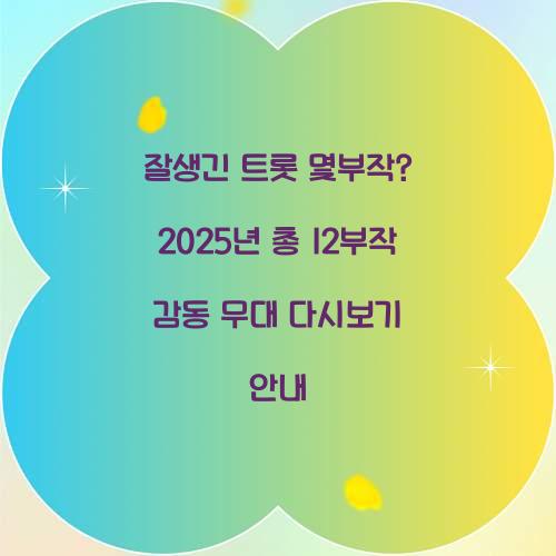 잘생긴 트롯 몇부작