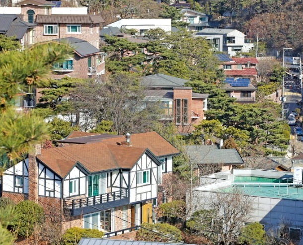 서울 종로구 평창동 단독주택 밀집 지역. (이미지출처 : 연합뉴스)