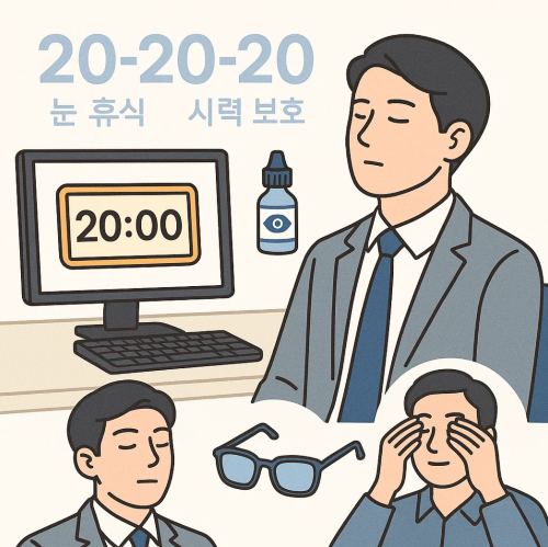 현대인들에게 필요한 눈 건강 관리법 – 모니터 시대 직장인의 시력 지키기