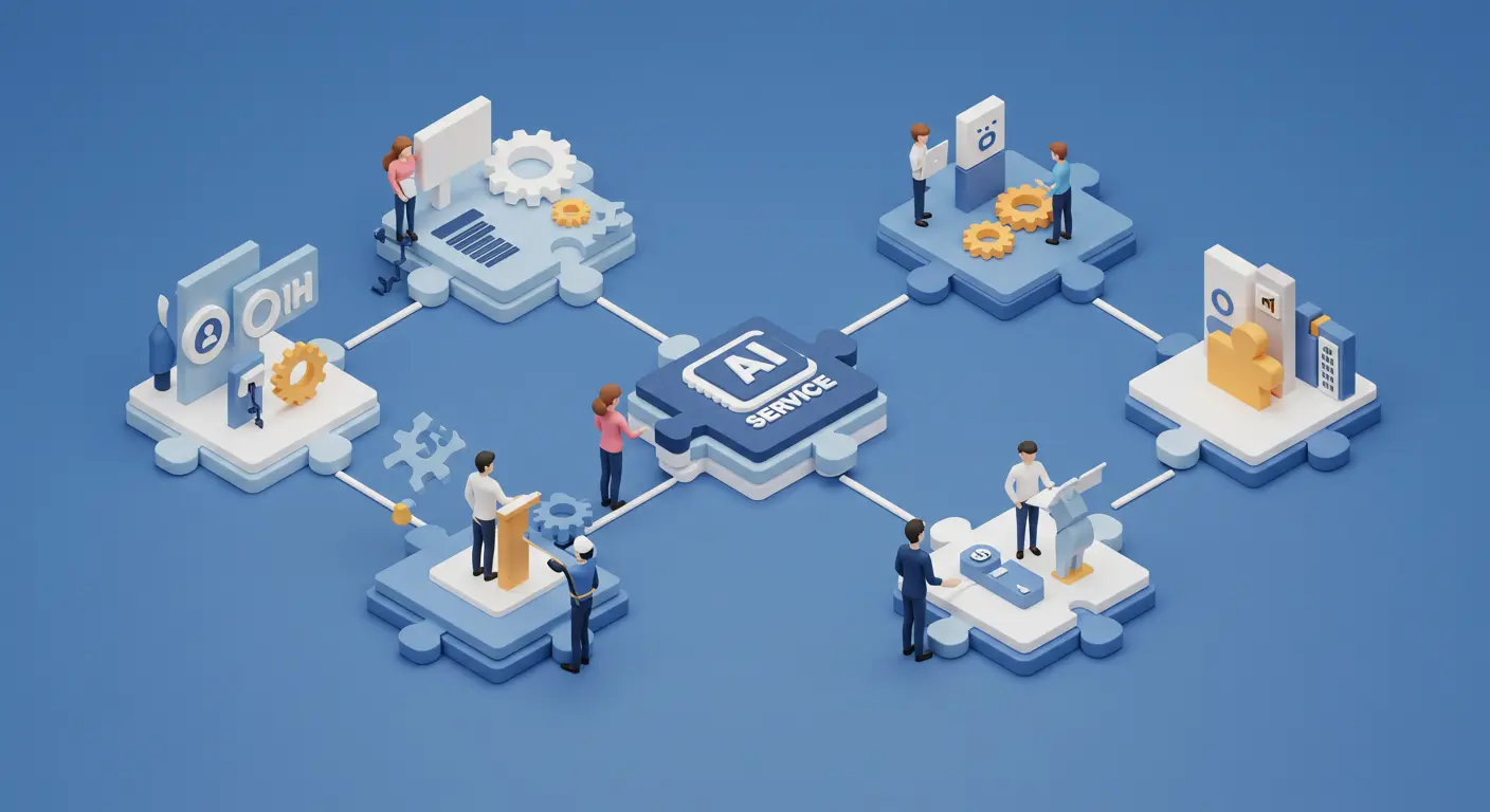 다양한 AI 업무 효율화 비즈니스 모델의 수익성 비교 차트