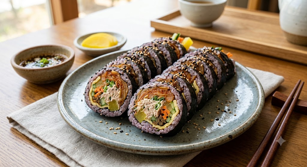 묵은지 참치김밥