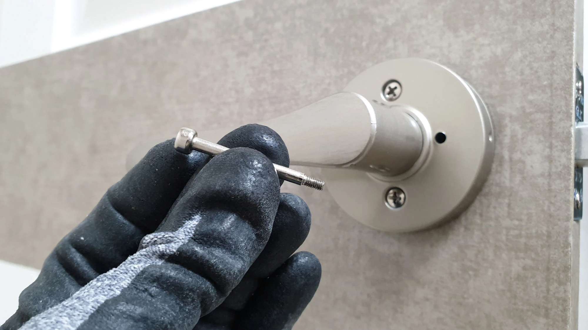 문 손잡이 잠금 장치