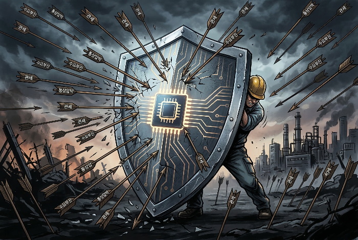 단일 산업 독주로 인한 통상 리스크 노출과 경제 안보의 취약성 진단.