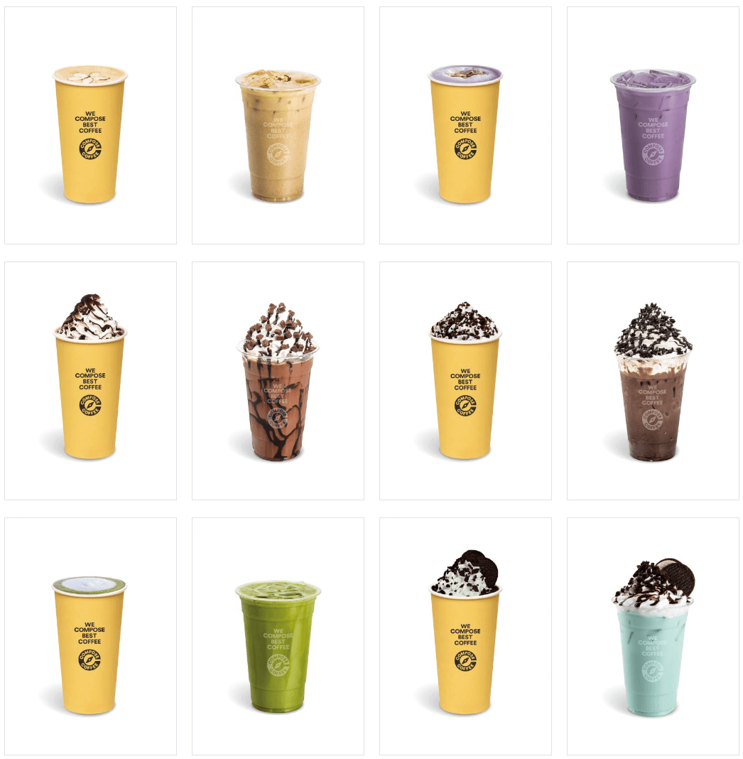 컴포즈커피_논커피라떼